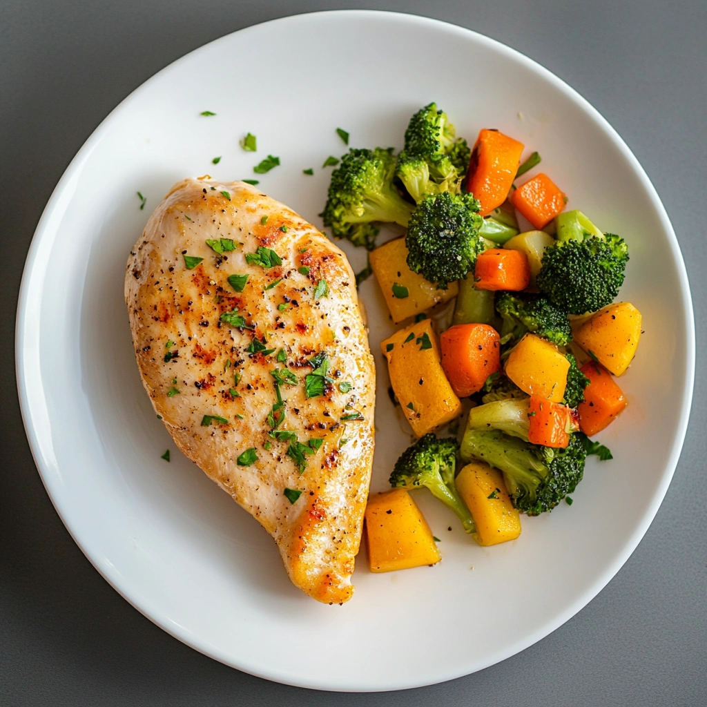 Куряче філе з овочами