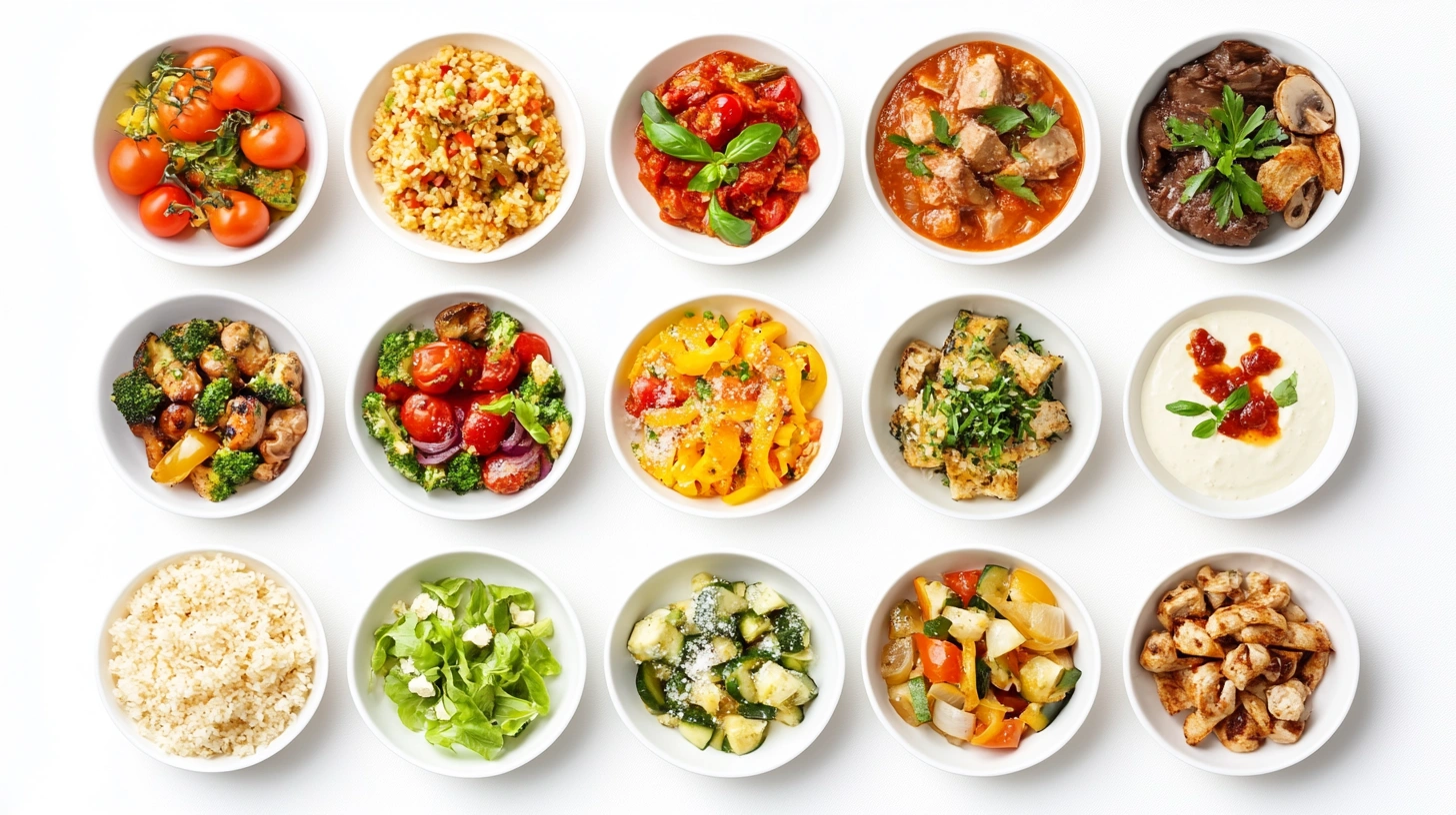 Приклад тижневого меню з різноманітними збалансованими стравами